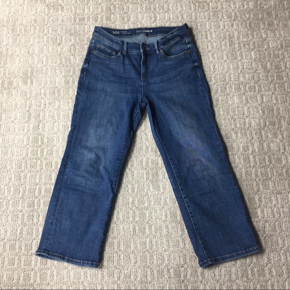 Denver Hayes “Mia” Cropped Straight Jeans - Picture 1 of 3